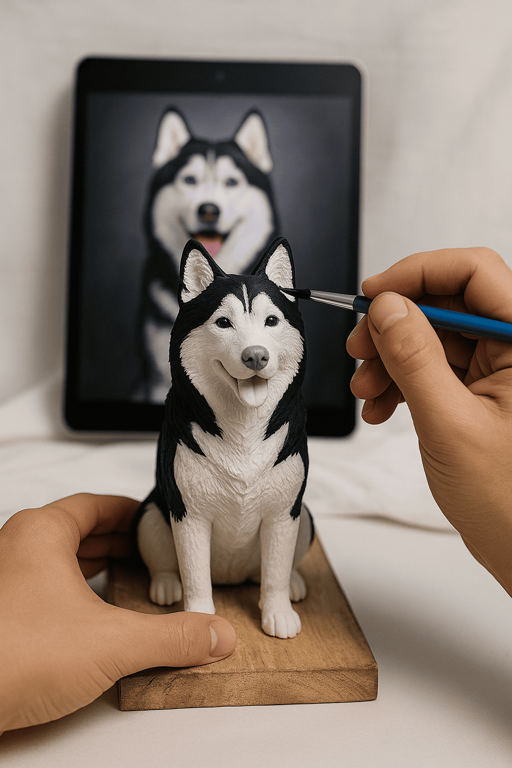 Polymer clay figurines