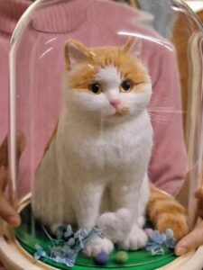Click to view full screen Custom wool pet sculpture