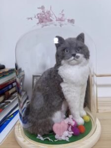 Click to view full screen Custom wool pet sculpture