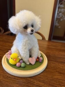 Click to view full screen Custom wool pet sculpture
