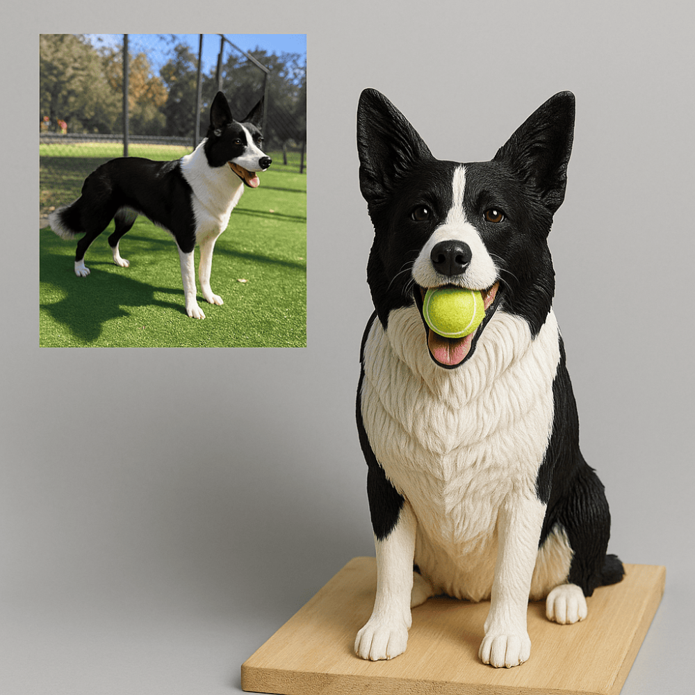 Custom Handmade Polymer Clay Pet Figurine