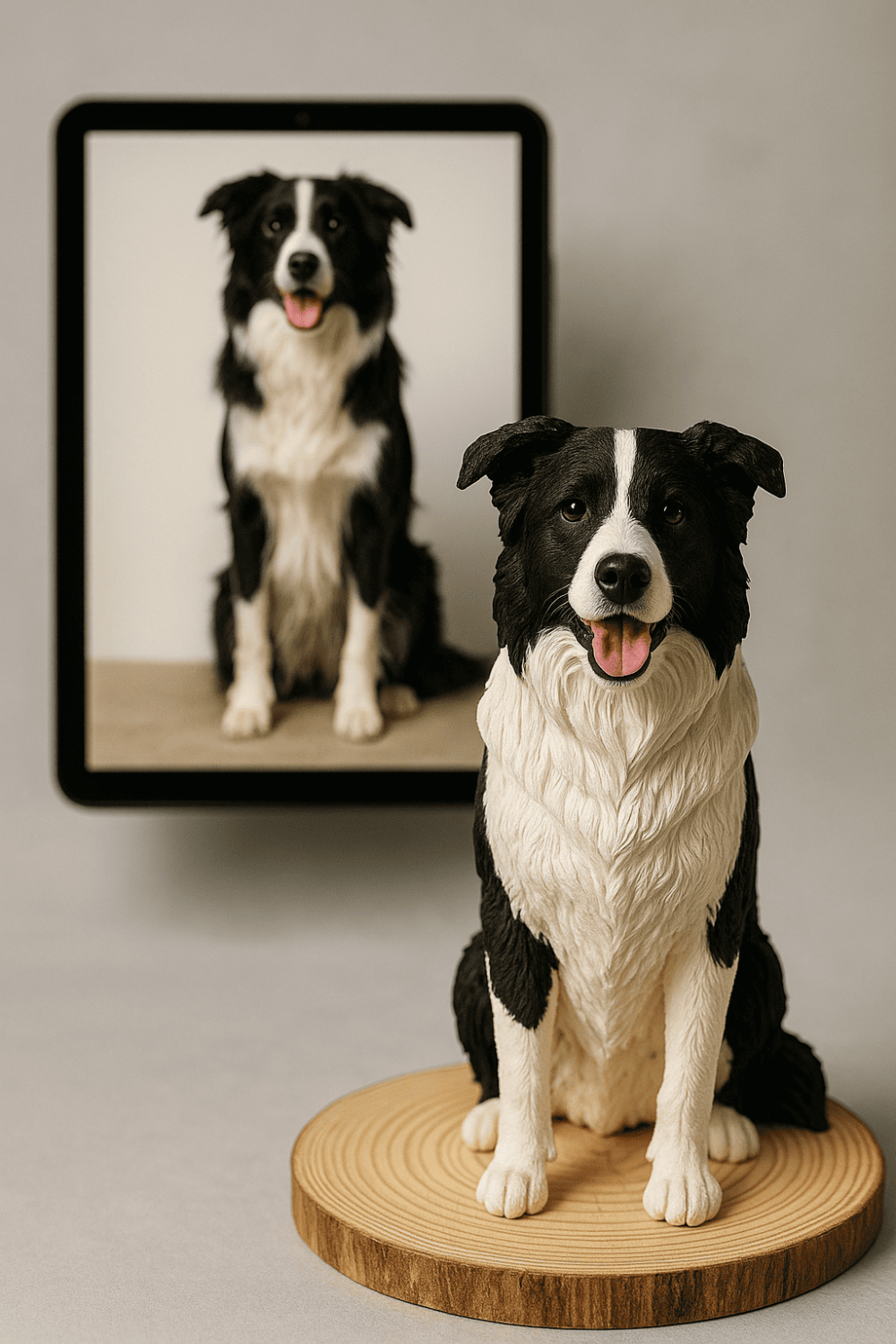 Custom Clay Pet Sculpture | Personalized Dog & Cat Figurine for Memorial or Gift