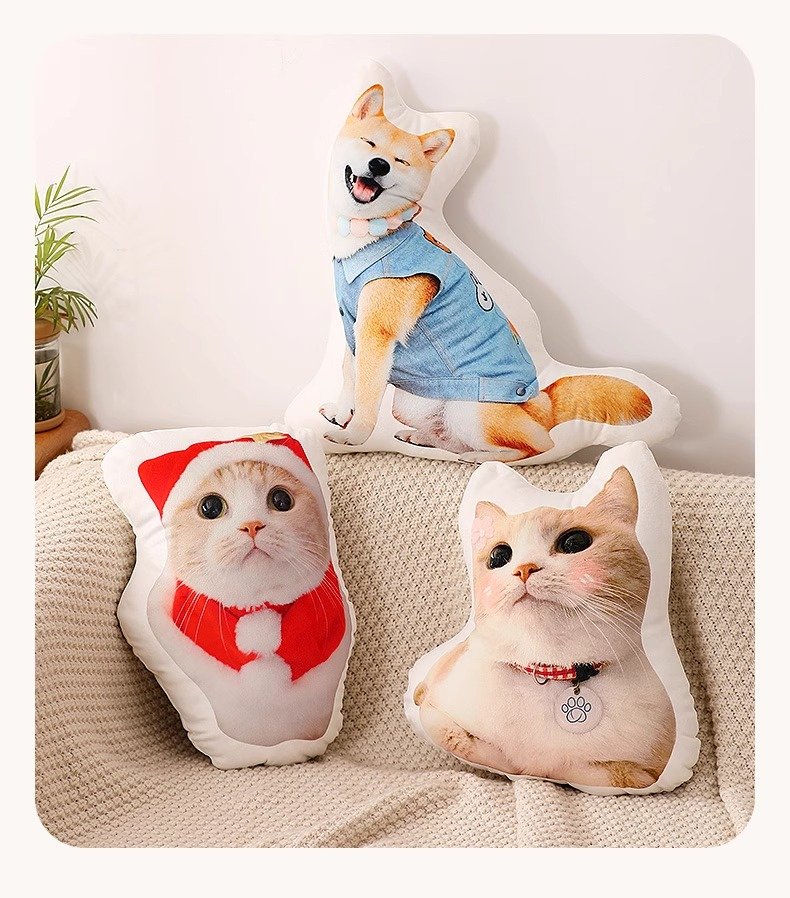 Custom Shaped Pet Pillow