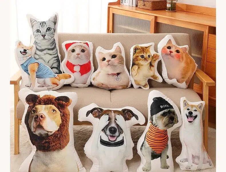 Custom Shaped Pet Pillow