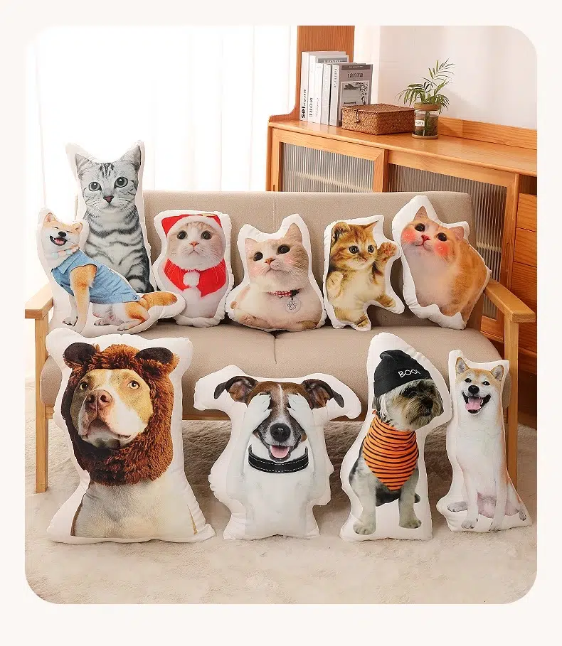 Custom Shaped Pet Pillow