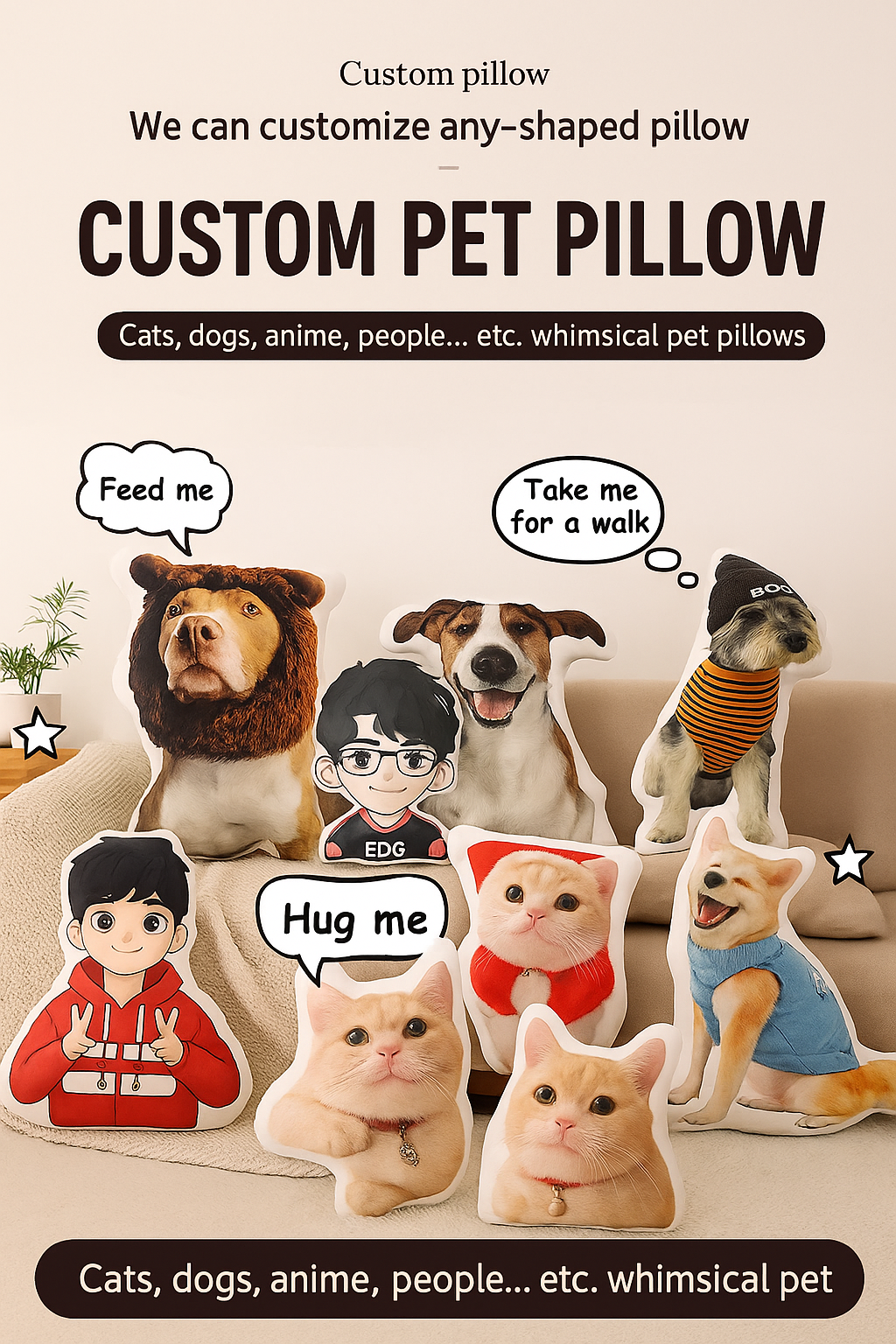 Custom Pet Pillow