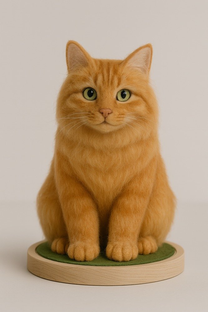 Needle Felt Pet Sculture