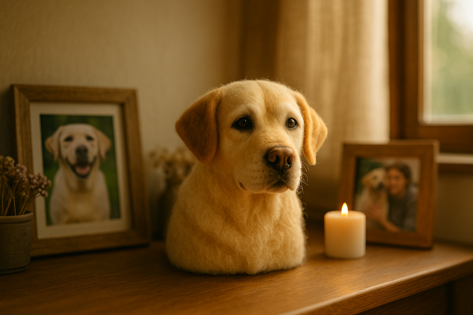 Needle Felt Pet Sculture