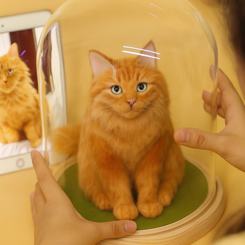 20cm Felted Pet Sculpture