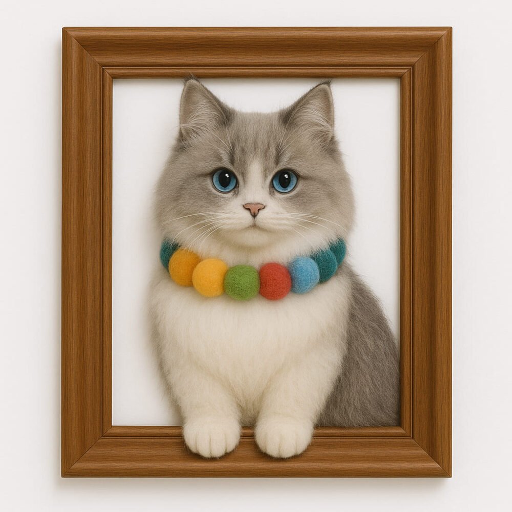 Wool Felt Pet Portrait