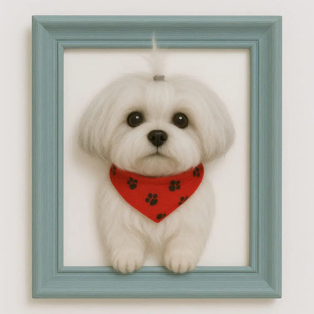 Wool Felt Pet Portrait
