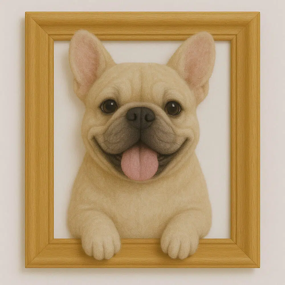 Wool Felt Pet Portrait