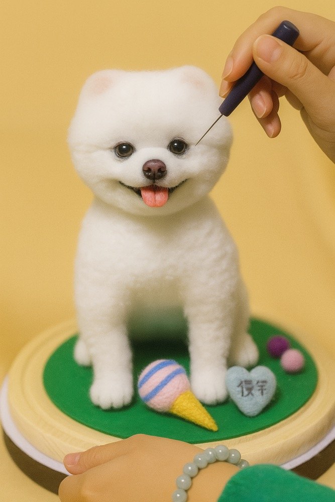 Needle Felt Pet Sculture