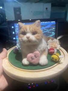 Custom Felted Pet Portrait | Handmade Pet Memorial Gift photo review