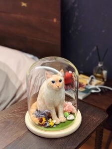 Custom Felted Pet Portrait | Handmade Pet Memorial Gift photo review